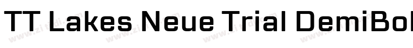 TT Lakes Neue Trial DemiBold字体转换